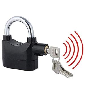 110dB Alarm Padlock with Motion Sensor – Waterproof Anti-Theft Lock for Home Doors | Bikes