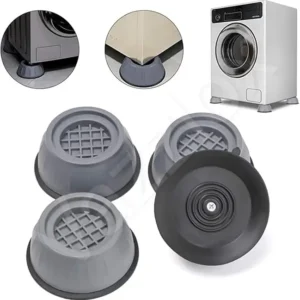 Anti Vibration Pads Set of 4 for Washing Machine with Suction Cup for Washing Machines Fridge Dryer Levelling Feet Anti-Walk