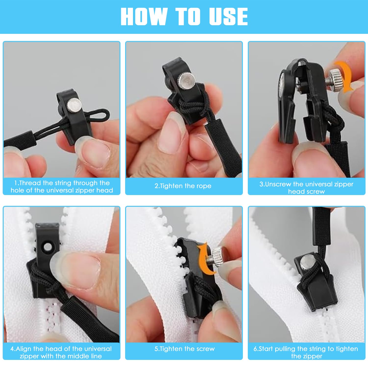4 pcs Zipper Repair Kit - Image 2