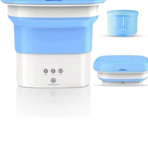 Semi Automatic Folding 2kg Top Loading Mini Washing Machine with Dryer Deep Cleaning for small cloths