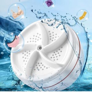 MiNi Washing Machine Turbine Washing Machine Washing Machine Door Hinge UlTrAsOnIc Lightweight Turbo Washer with USB Cable - for Home Camping DoRmS Business College Rooms